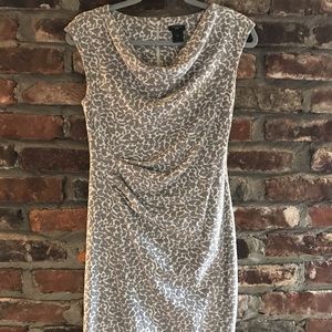 Ann Taylor business casual cowl neck dress